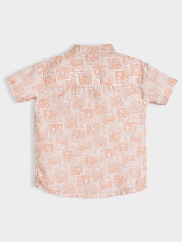 Mi Arcus Cotton Short Sleeve Shirt for Boys