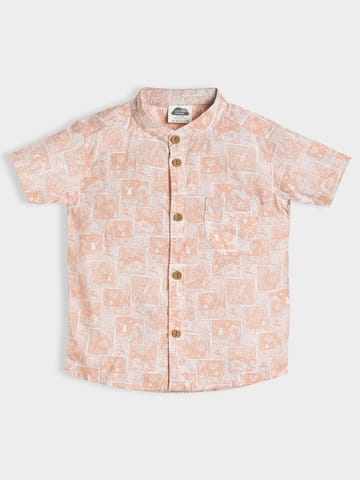 Mi Arcus Cotton Short Sleeve Shirt for Boys