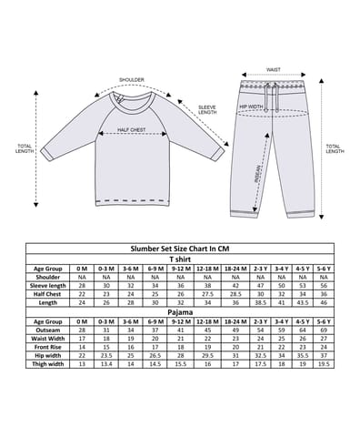 Mi Arcus Cotton Printed Tshirt with Pyjama Set for Kids