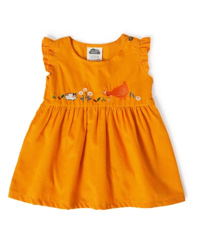 Mi Arcus Full Sleeve Top with Dress Set for Girls