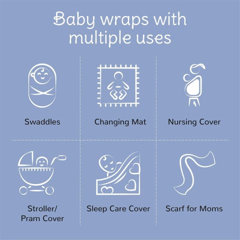 Classic White Bamboo Swaddle Set - Pack of 2