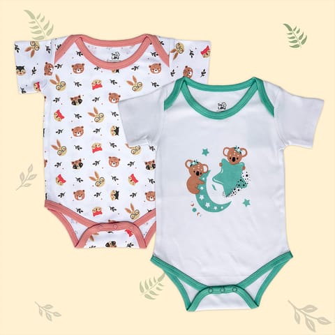 Honey Bunny + Krescent Koala Infant Onesies | Pack of 2