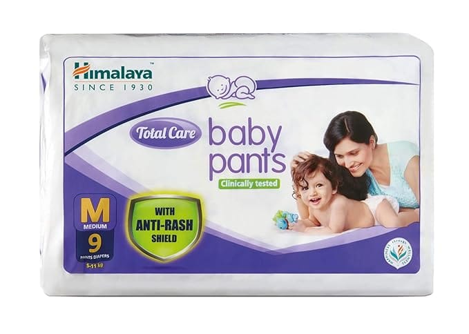 Himalaya TOTAL CARE BABY PANTS DIAPERS-M-9'S
