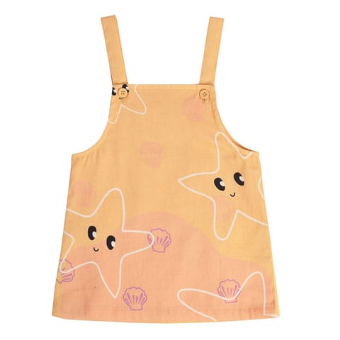 MINI KLUB BABY GIRLS ORANGE PINNY SET