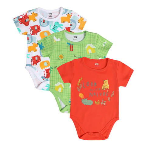 MINI KLUB NEW BORN AND BABY BOYS MULTI BODY SUIT