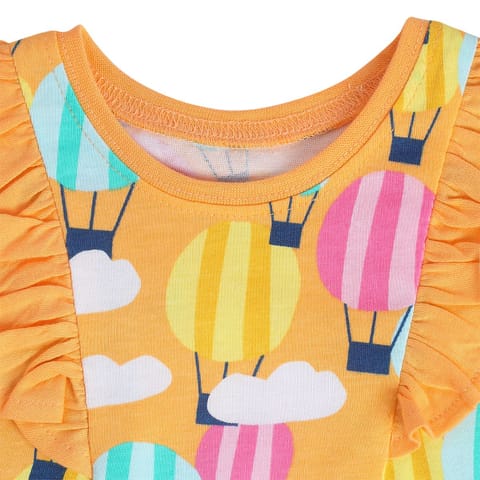 MINI KLUB BABY GIRLS ORANGE KNIT TOP