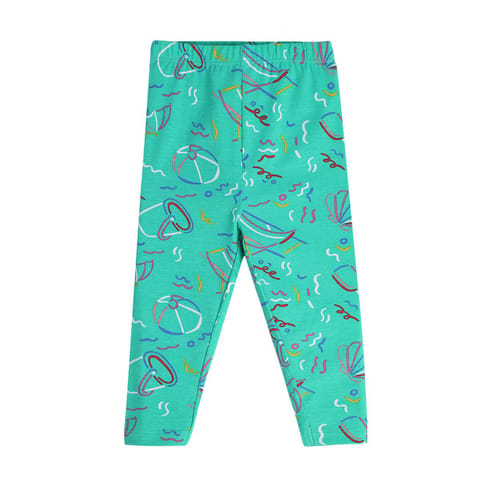 MINI KLUB NEW BORN AND BABY GIRLS GREEN/PINK LEGGING