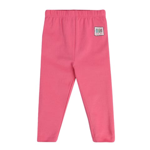 MINI KLUB NEW BORN AND BABY GIRLS GREEN/PINK LEGGING