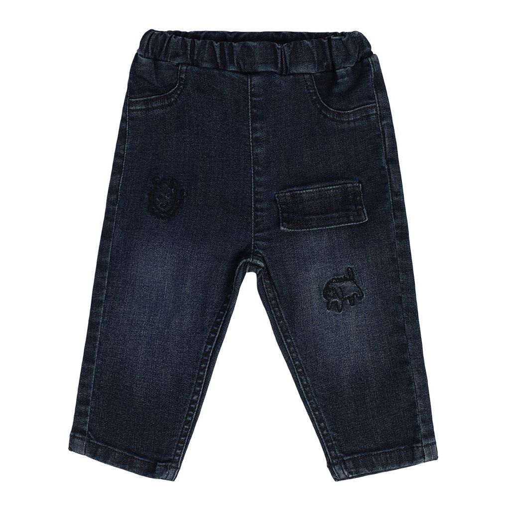 MINI KLUB BABY BOYS BLUE DENIM PANT