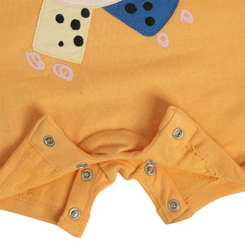 MINI KLUB BABY BOYS ORANGE DUNGAREE SET