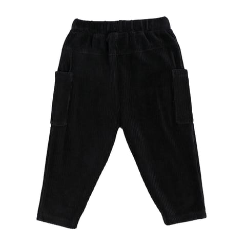 MINI KLUB BABY BOYS BLACK KNIT BOTTOM