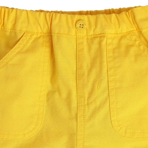 MINI KLUB BABY BOYS MUSTARD SHORTS