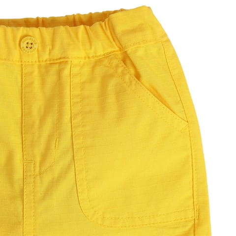 MINI KLUB BABY BOYS MUSTARD SHORTS