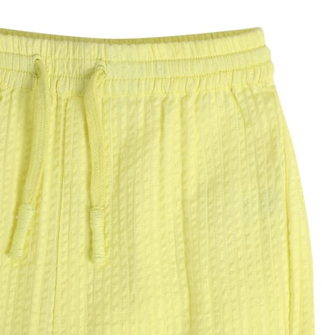 MINI KLUB BABY GIRLS YELLOW WOVEN PANT