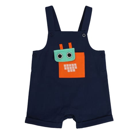 MINI KLUB BABY BOYS NAVY DUNGAREE SET