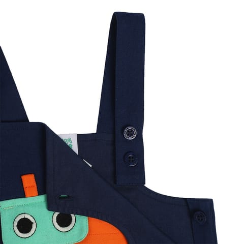 MINI KLUB BABY BOYS NAVY DUNGAREE SET