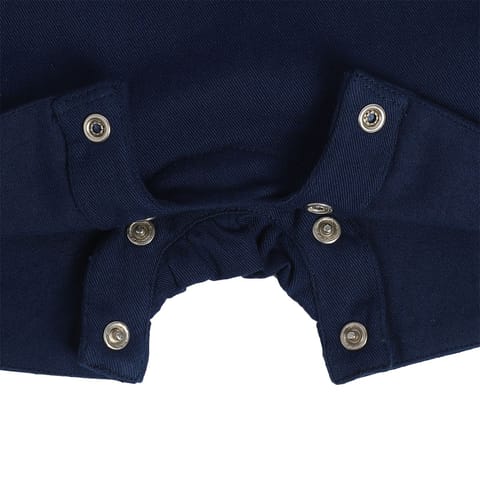 MINI KLUB BABY BOYS NAVY DUNGAREE SET