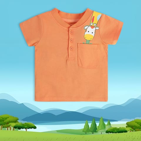 MINI KLUB BABY BOYS ORANGE T-SHIRT