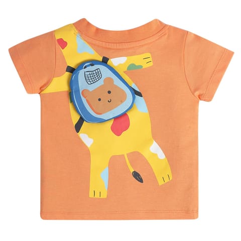 MINI KLUB BABY BOYS ORANGE T-SHIRT