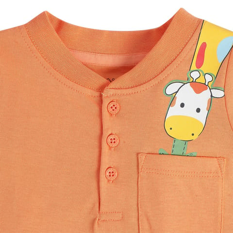 MINI KLUB BABY BOYS ORANGE T-SHIRT