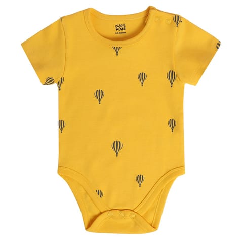 MINI KLUB NEW BORN AND BABY BOYS ORANGE/GREEN/RED BODY SUIT