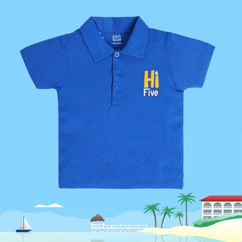 MINI KLUB BABY BOYS BLUE POLO