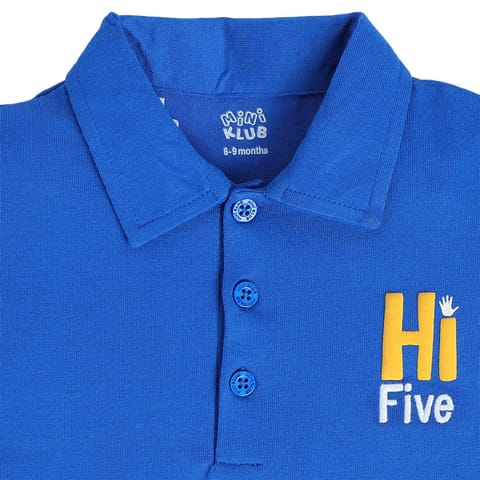 MINI KLUB BABY BOYS BLUE POLO