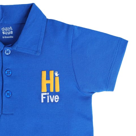 MINI KLUB BABY BOYS BLUE POLO