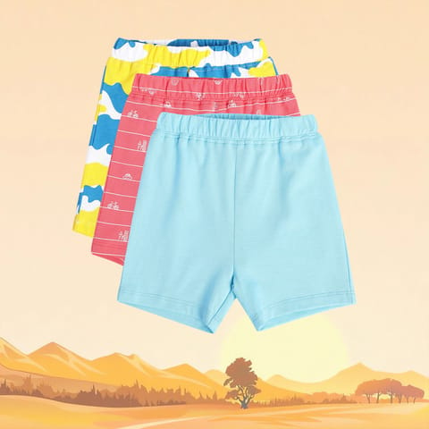 MINI KLUB NEW BORN AND BABY BOYS MULTI SHORTS