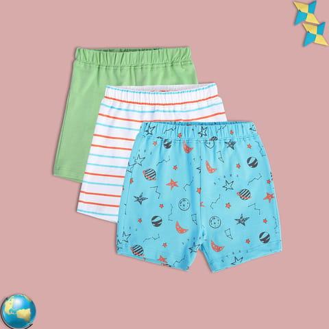 MINI KLUB NEW BORN AND BABY BOYS MULTI SHORTS