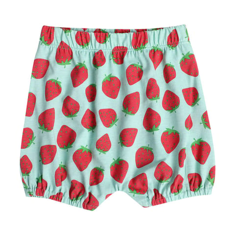 MINI KLUB NEW BORN AND BABY GIRLS GREEN/RED/WHITE SHORTS