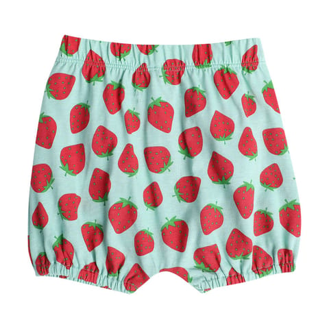 MINI KLUB NEW BORN AND BABY GIRLS GREEN/RED/WHITE SHORTS