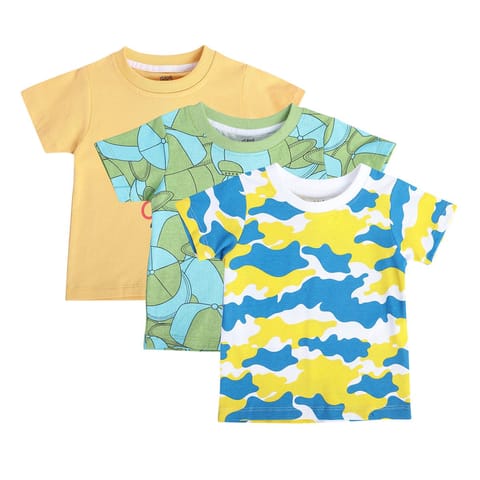 MINI KLUB NEW BORN AND BABY BOYS MULTI T-SHIRT