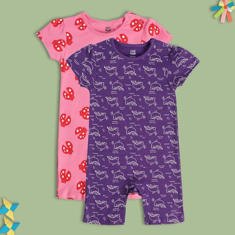 MINI KLUB NEW BORN AND BABY GIRLS MULTI ROMPER