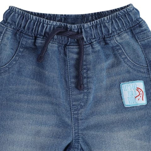 MINI KLUB BABY BOYS BLUE DENIM PANT