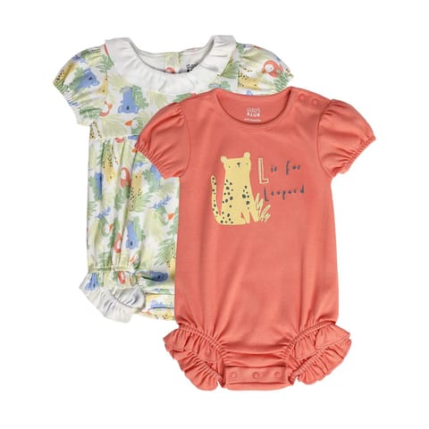 MINI KLUB NEW BORN AND BABY GIRLS MULTI ROMPER