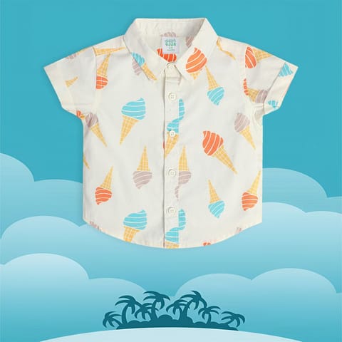 MINI KLUB BABY BOYS WHITE SHIRT