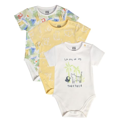 MINI KLUB NEW BORN AND BABY GIRLS MULTI BODY SUIT