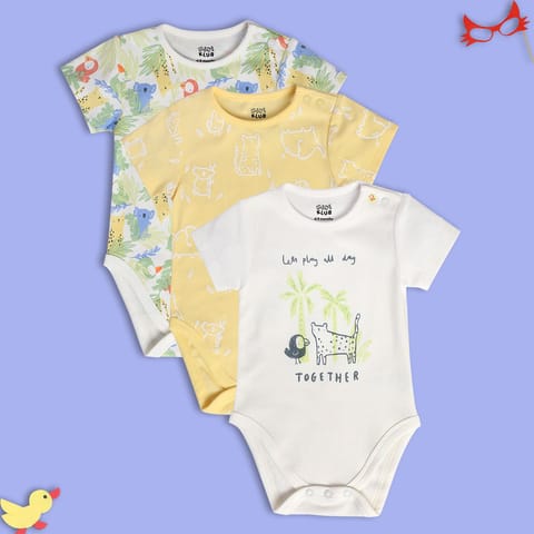 MINI KLUB NEW BORN AND BABY GIRLS MULTI BODY SUIT