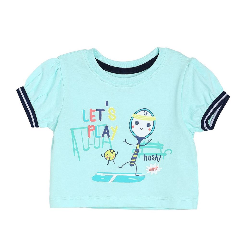 MINI KLUB BABY GIRLS MINT KNIT TOP