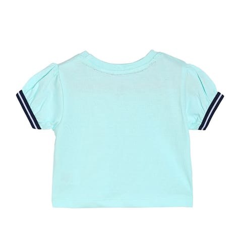 MINI KLUB BABY GIRLS MINT KNIT TOP