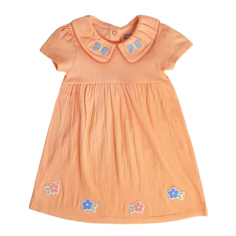 MINI KLUB BABY GIRLS ORANGE DRESS