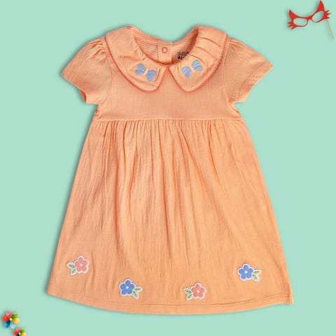 MINI KLUB BABY GIRLS ORANGE DRESS