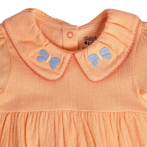 MINI KLUB BABY GIRLS ORANGE DRESS