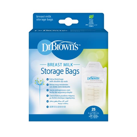 Dr. Brown's Breastmilk Storage Bag (Pack of 1, Multicolor)