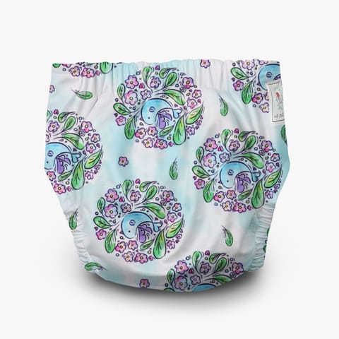 A Toddler Thing Newborn Diaper -  Blue Lagoon