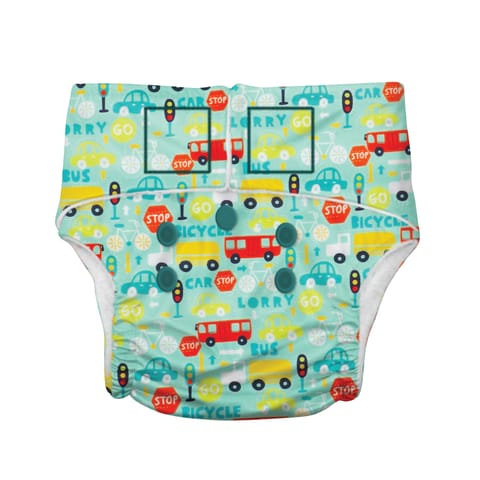 A Toddler Thing Newborn Diaper -  Traffic Jam