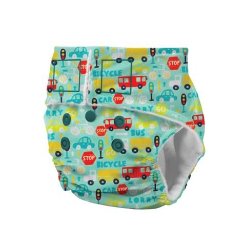 A Toddler Thing Newborn Diaper -  Traffic Jam