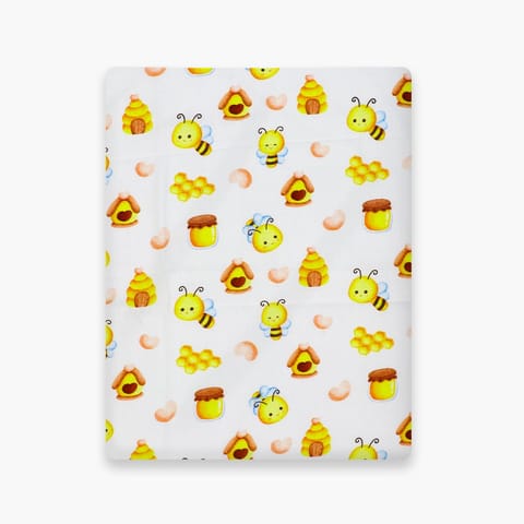 A Toddler Thing Aloe vera Muslin Towel - Bumble Bee