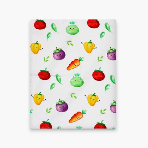 A Toddler Thing Aloe vera Muslin Towel - Veggie Delight